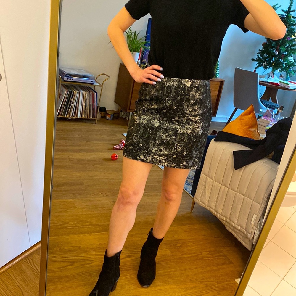 Banana Republic Metallic Skirt